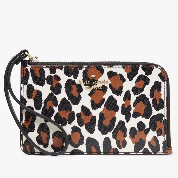 Kate Spade Wristlet , Cheetah print - Picture 1 of 7